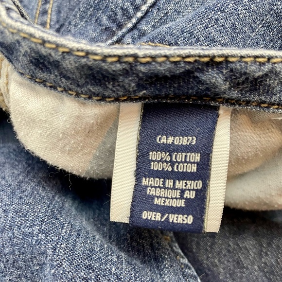 Upcycled Denim Maxi Skirt American Eagle Jeans Boho Modest Size 6 Long 90s Y2K - Picture 9 of 12